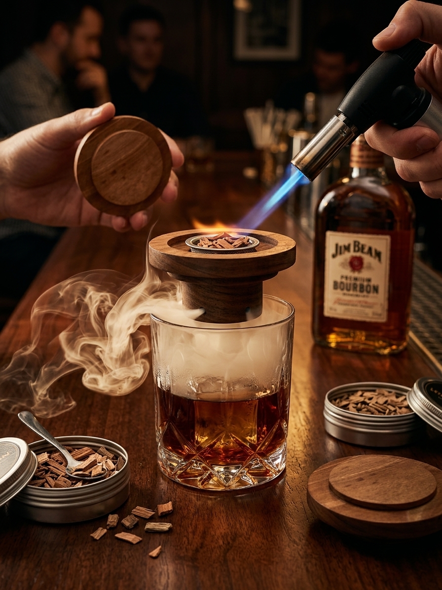 Smoker od Orahovog Drveta za Koktele
